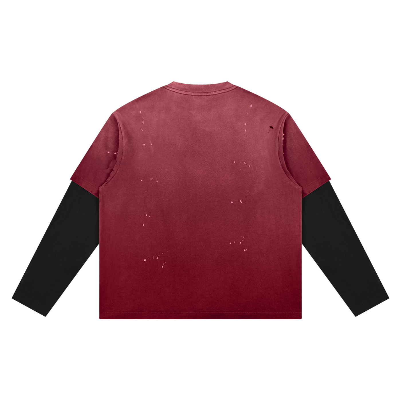 Vintage Wash Distressed Layer T-Shirt Adult Unisex