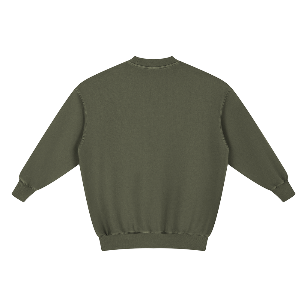 Women's Vintage Wash Sweatshirt Pullover Dress
