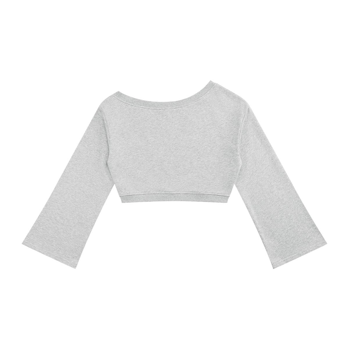 Women's Off-Shoulder Crop Style Sweatshirt