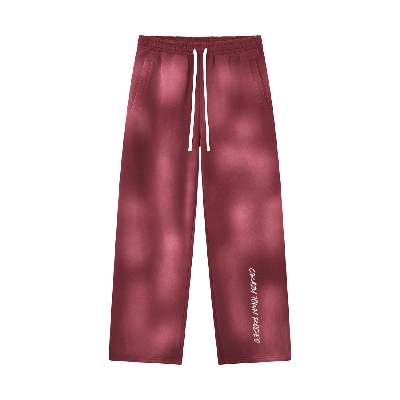 Sunfade Wide Leg Fleece Sweatpants Unisex Adult