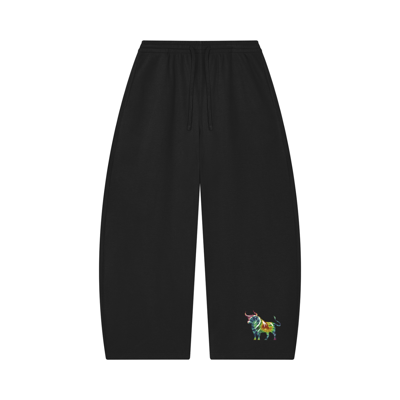 Waffle Barrel Leg Pants Unisex Adult