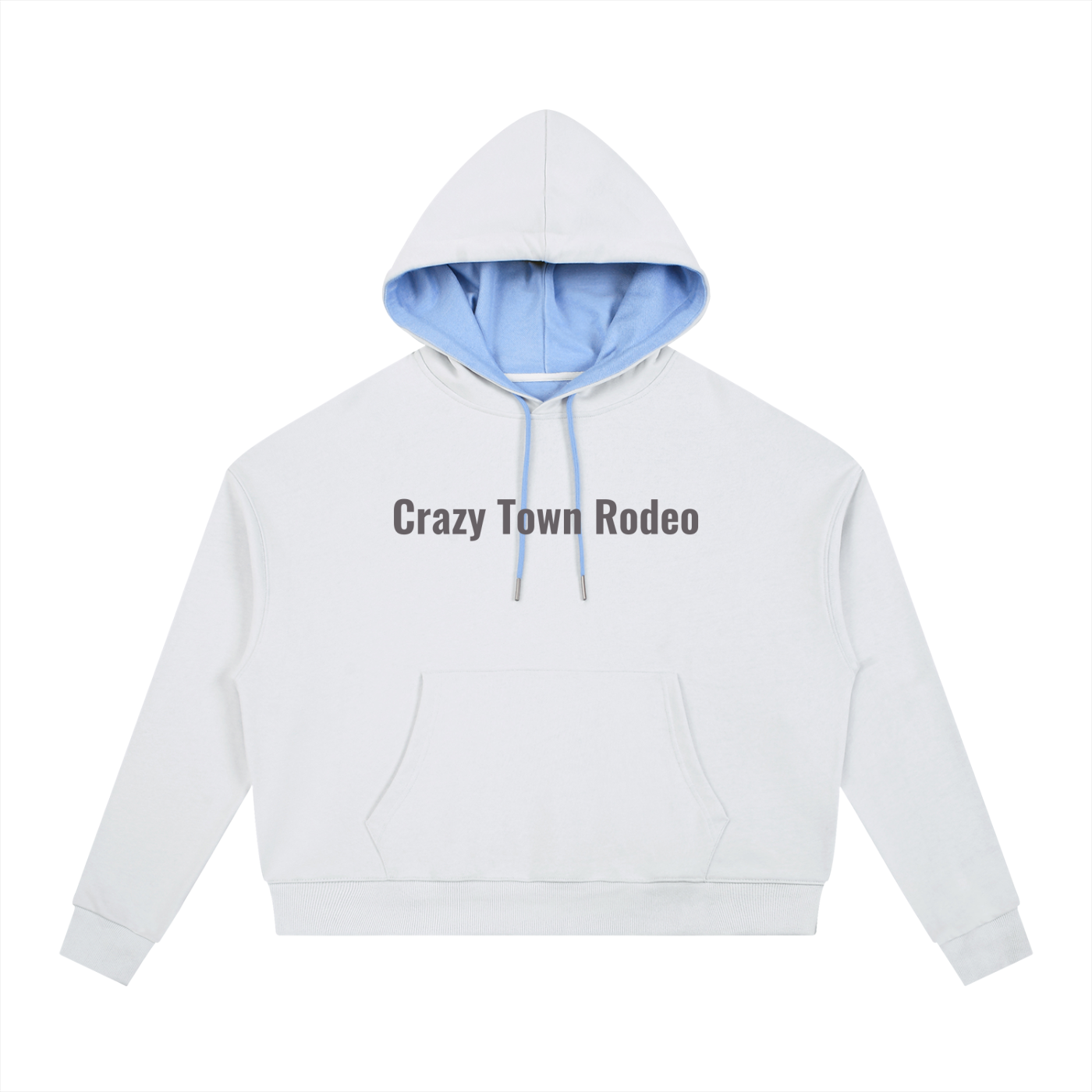 Contrast Drawstring Hoodie Adult