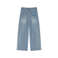 Women’s Vintage Wash High Rise Wide Leg Jeans