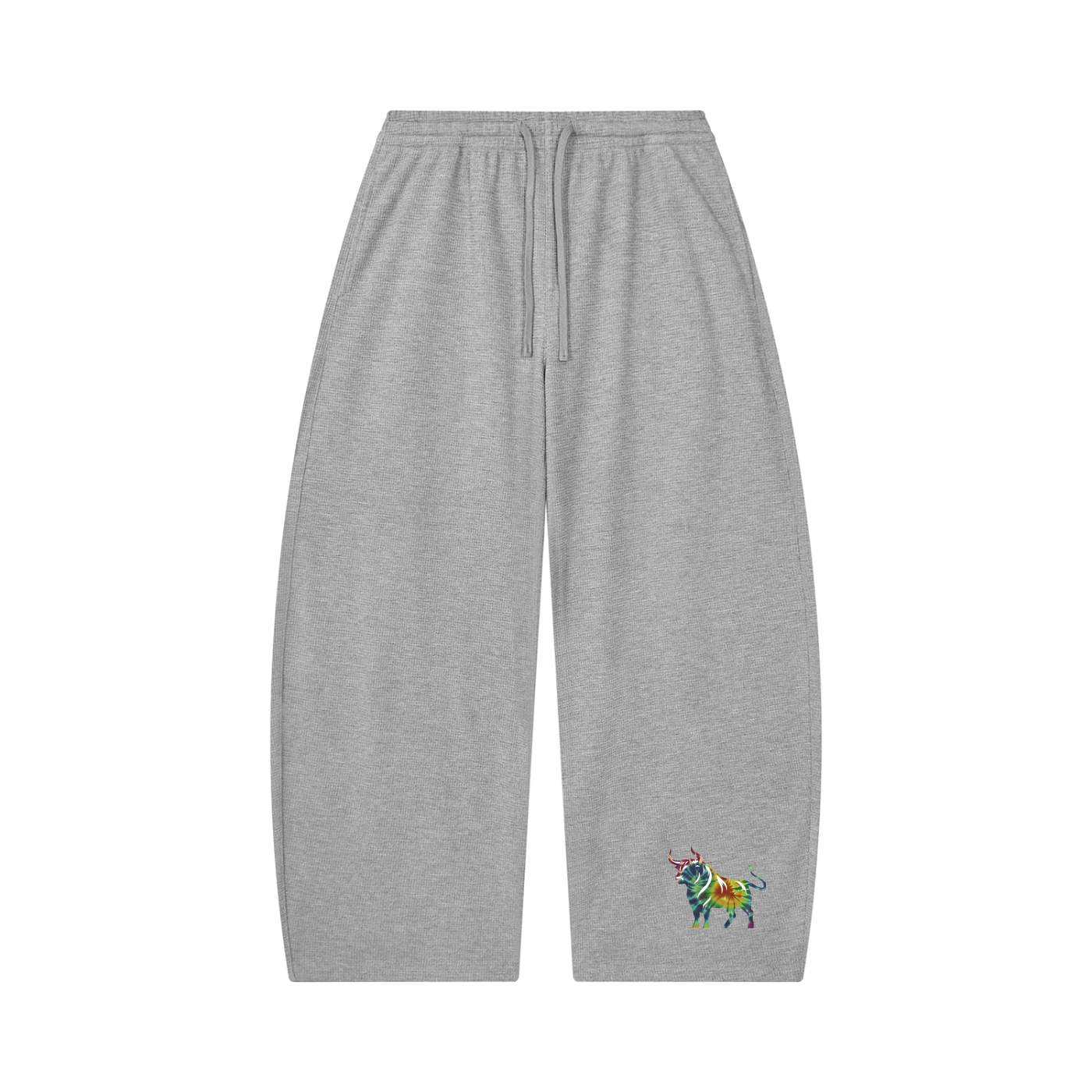 Waffle Barrel Leg Pants Unisex Adult