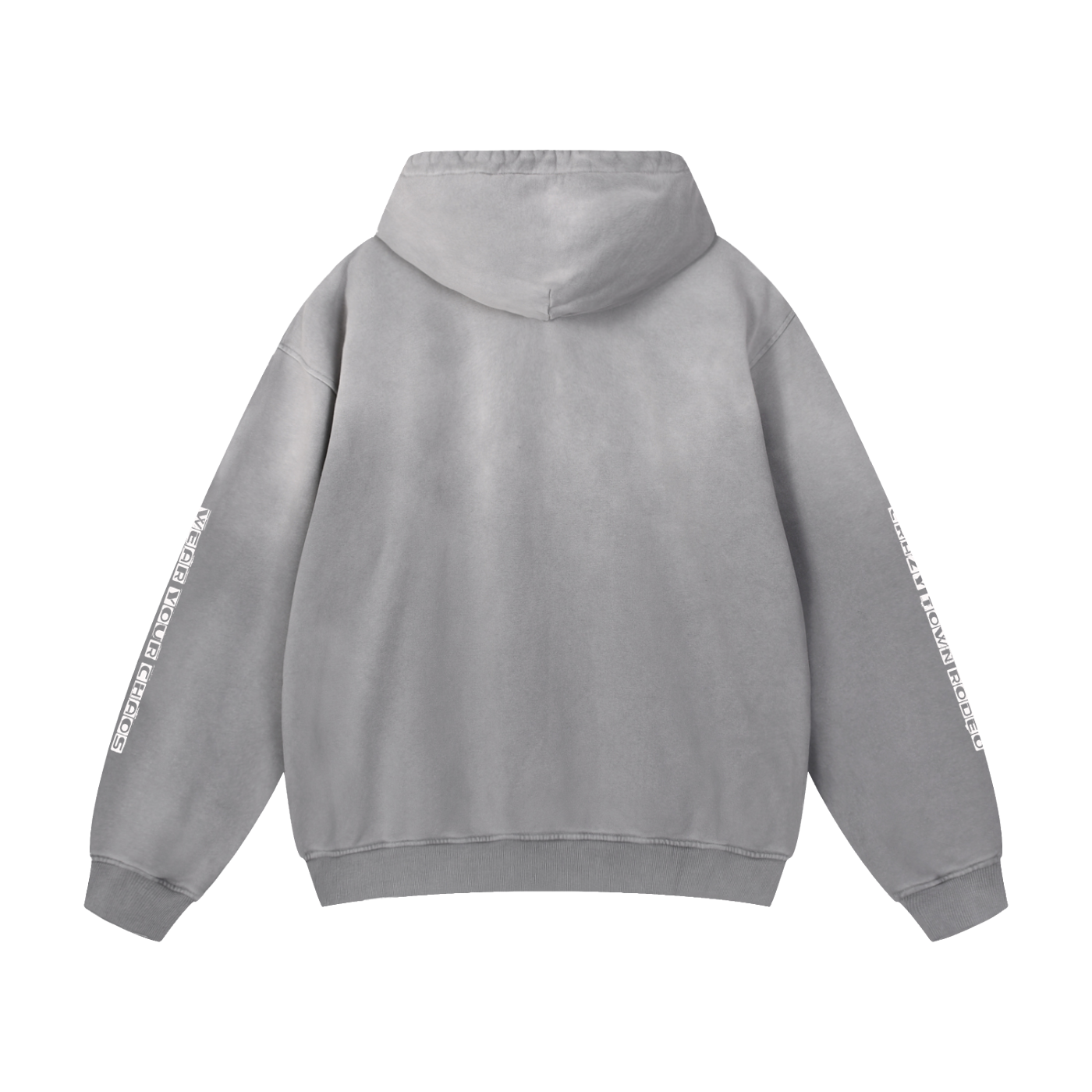 Wear Your Chaos Heavyweight Sunfade Oversized Hoodie Adult