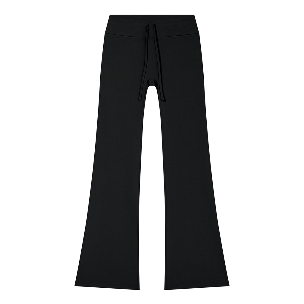Flared Drawstring Yoga Pants Women's