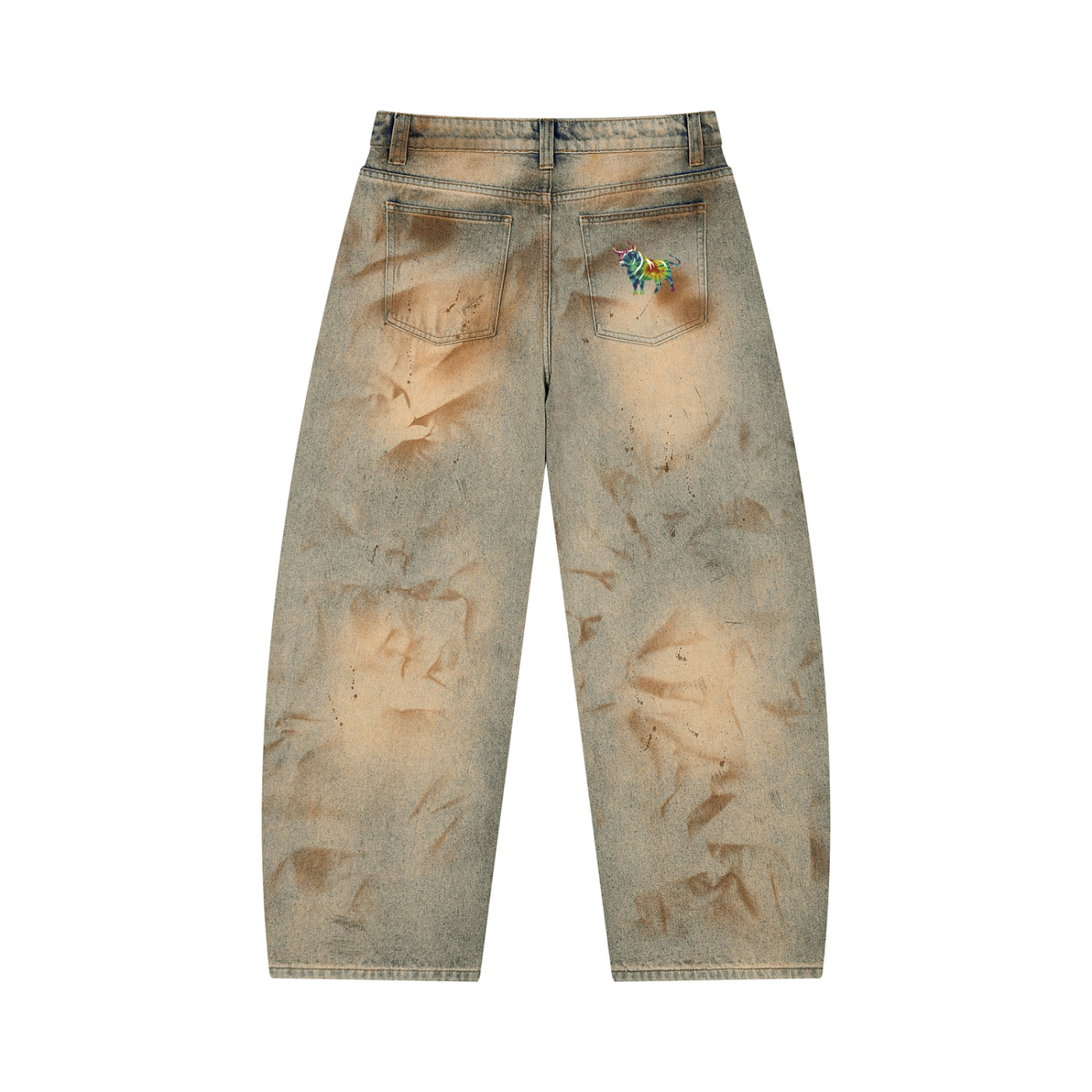 Chaos Vintage Wash Barrel Leg Jeans Men's