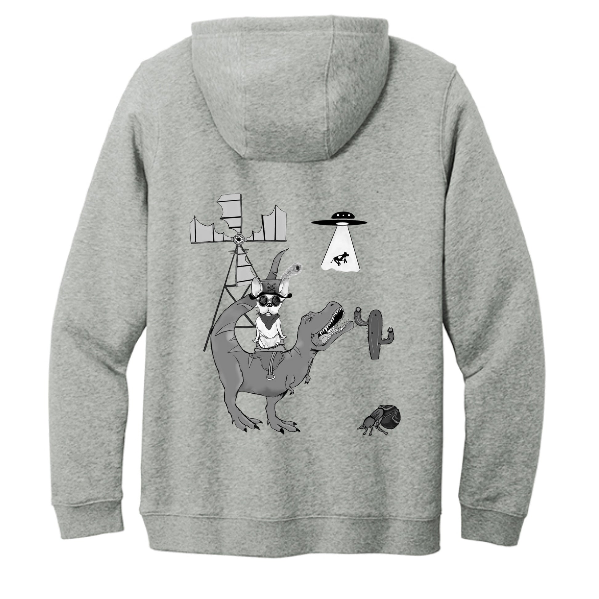 Dark Grey Hthr - BACK