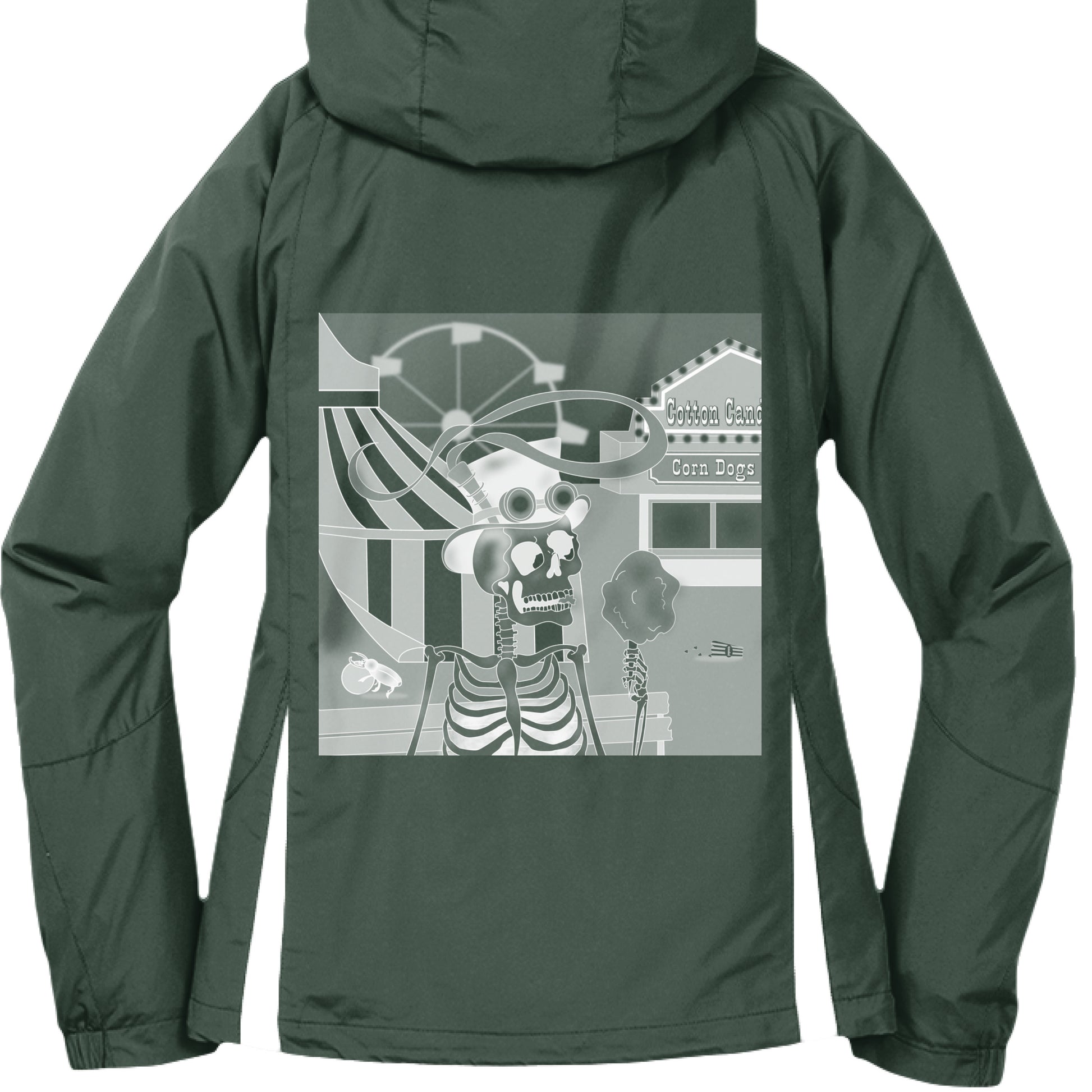 Forest Grn/Wht - BACK