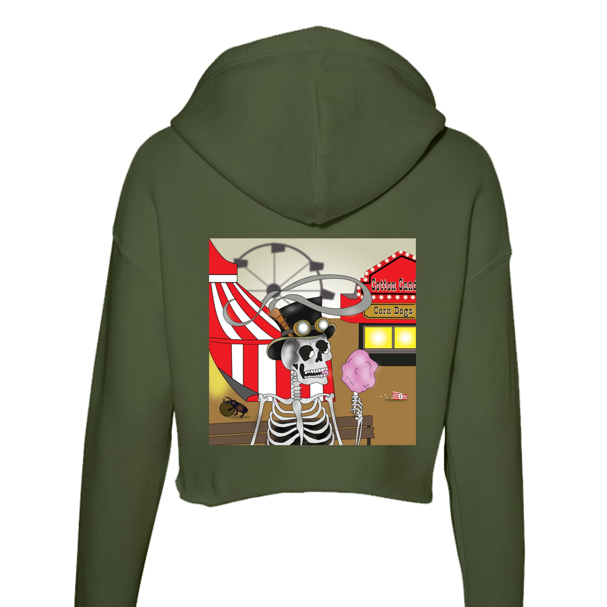 MILITARY GREEN - BACK