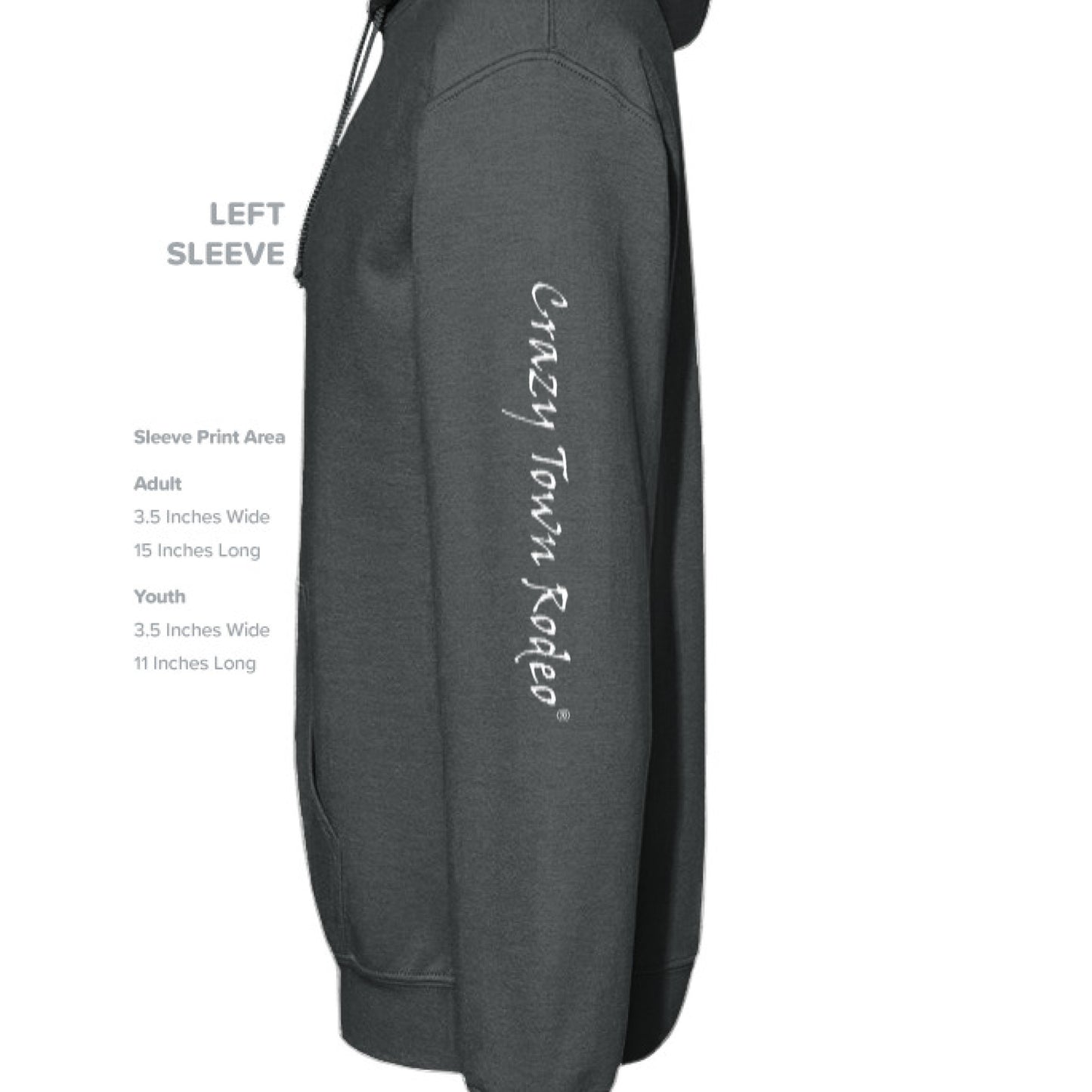 Charcoal Heather/ Black - SLEEVE_LEFT