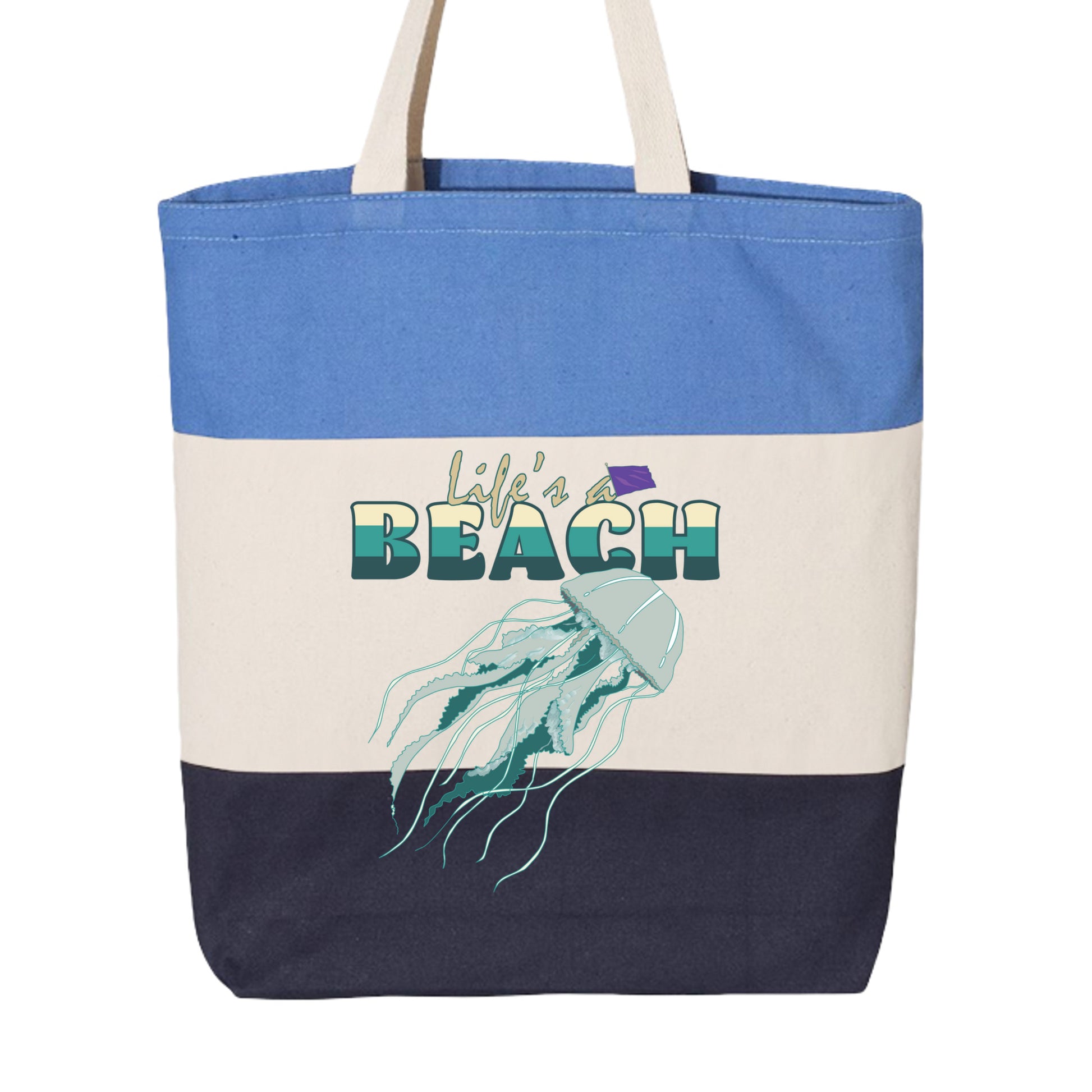 Navy/ Natural/ Carolina Blue - Q125900 - FRONT