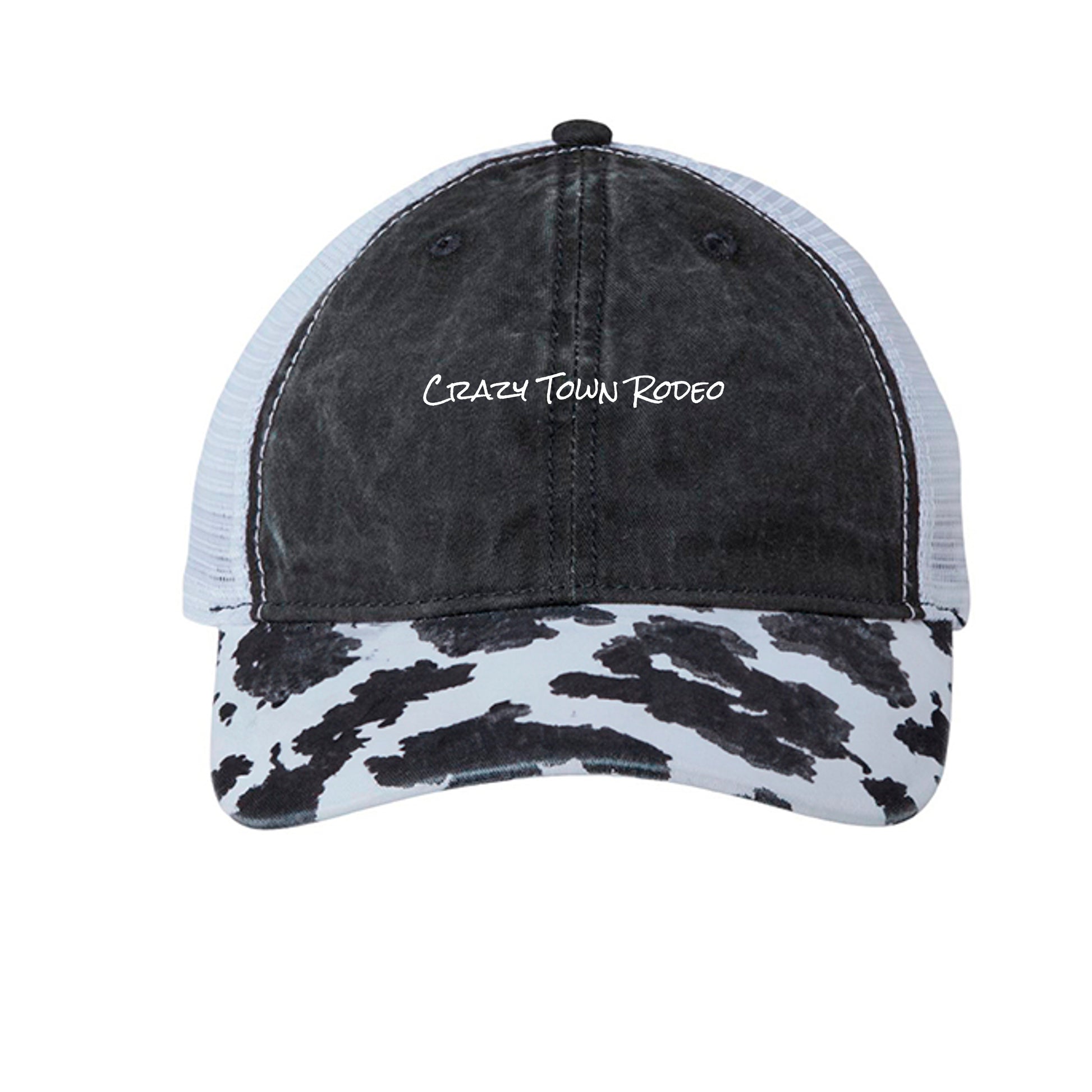 Black/ Cow/ White - JANET - FRONT