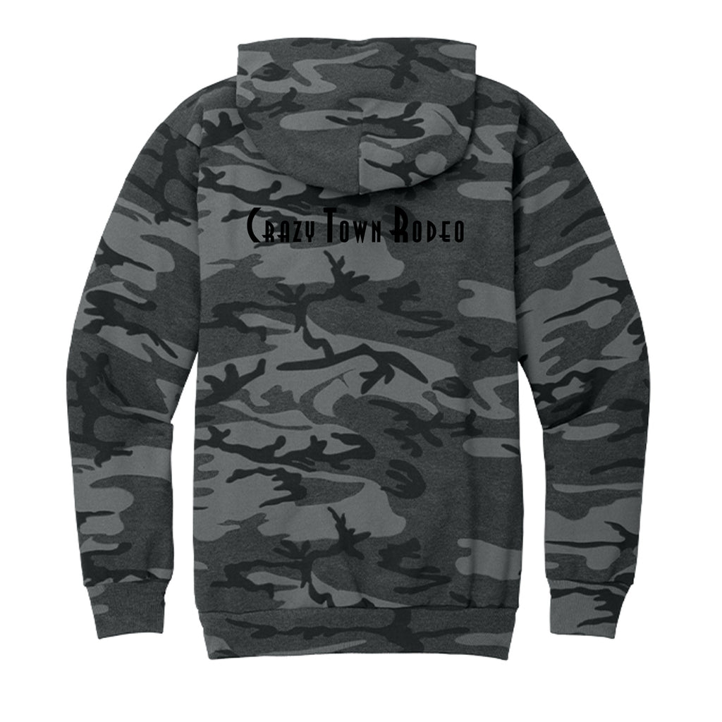 Black Heather Camo - PC78HC - BACK