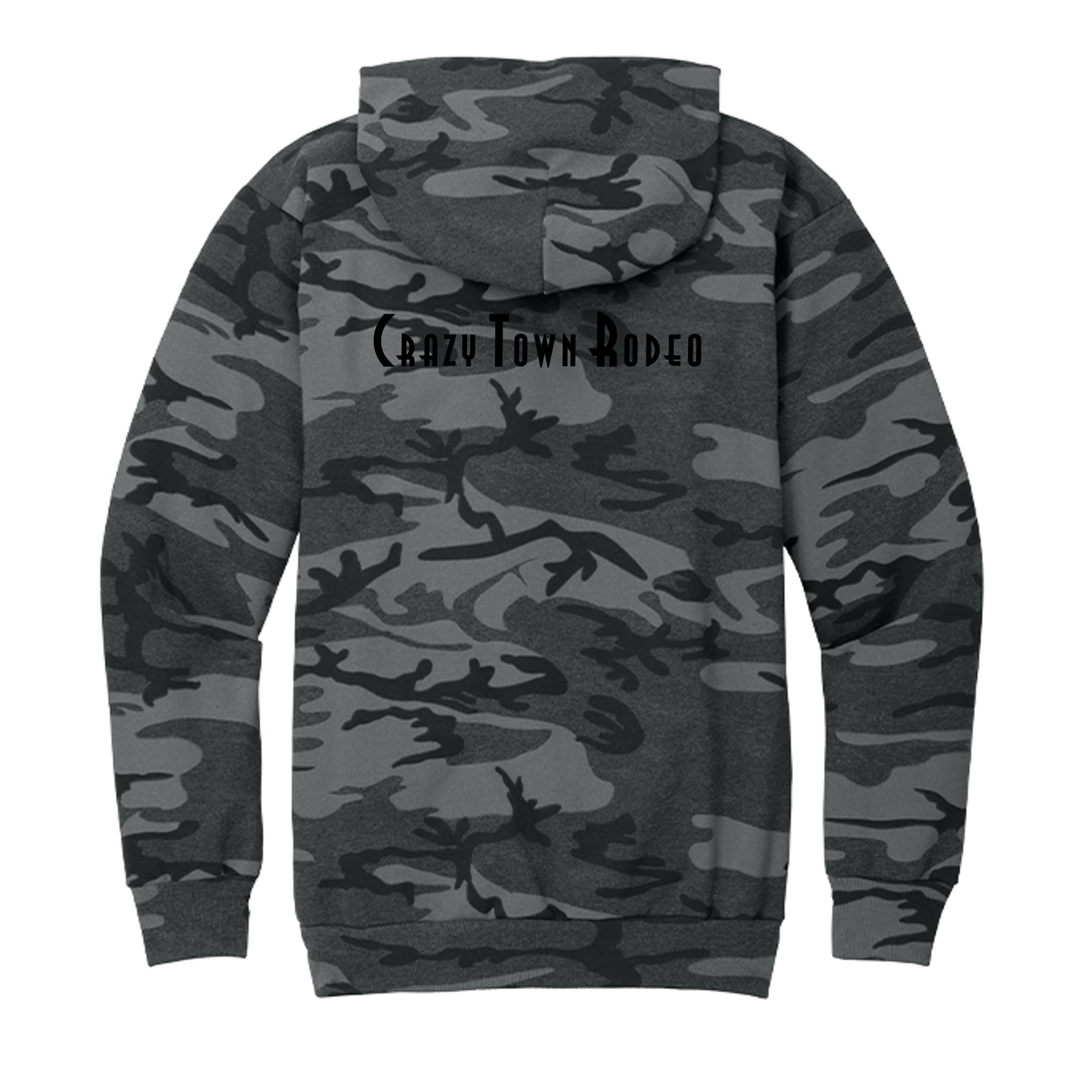 Black Heather Camo - PC78HC - BACK