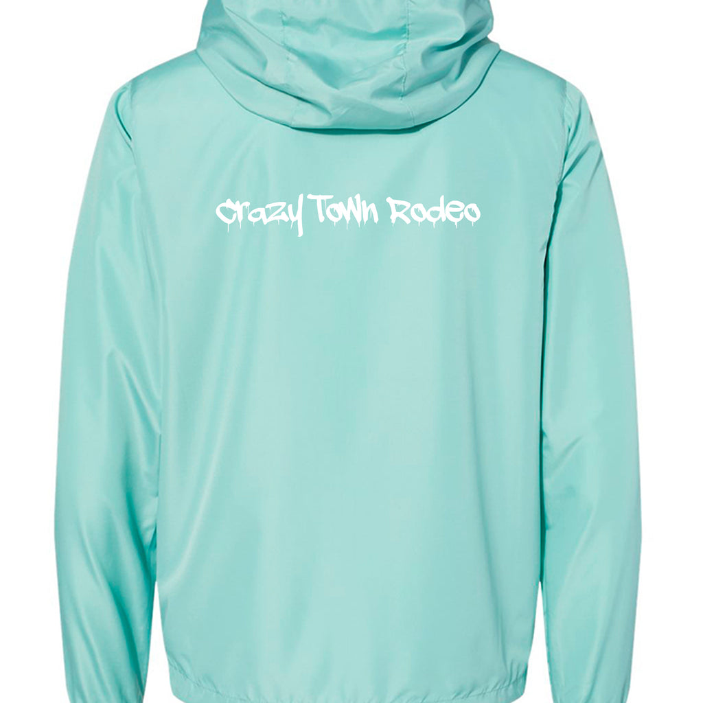 Aqua/ White Zipper - EXP54LWZ - BACK