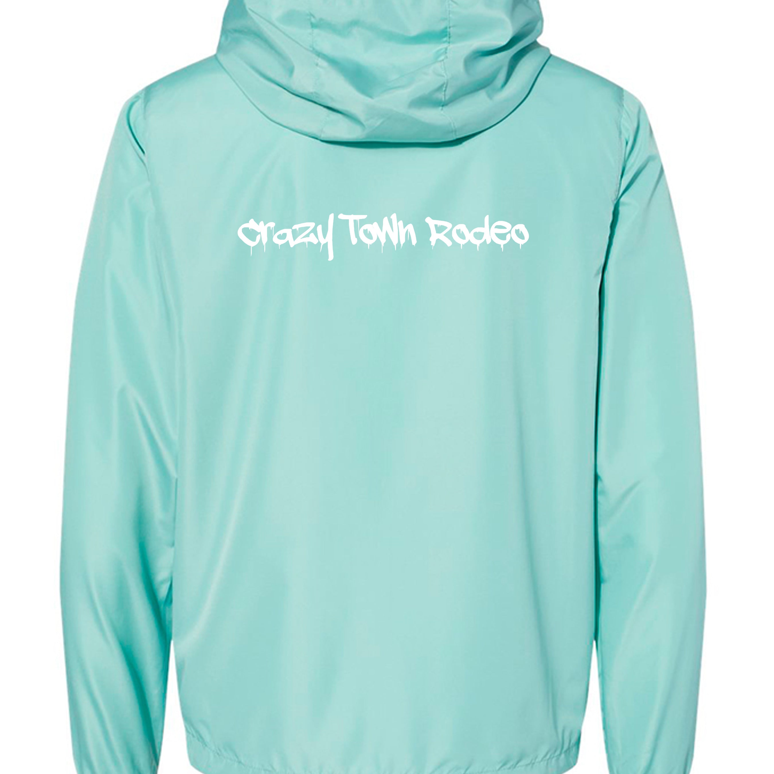 Aqua/ White Zipper - EXP54LWZ - BACK