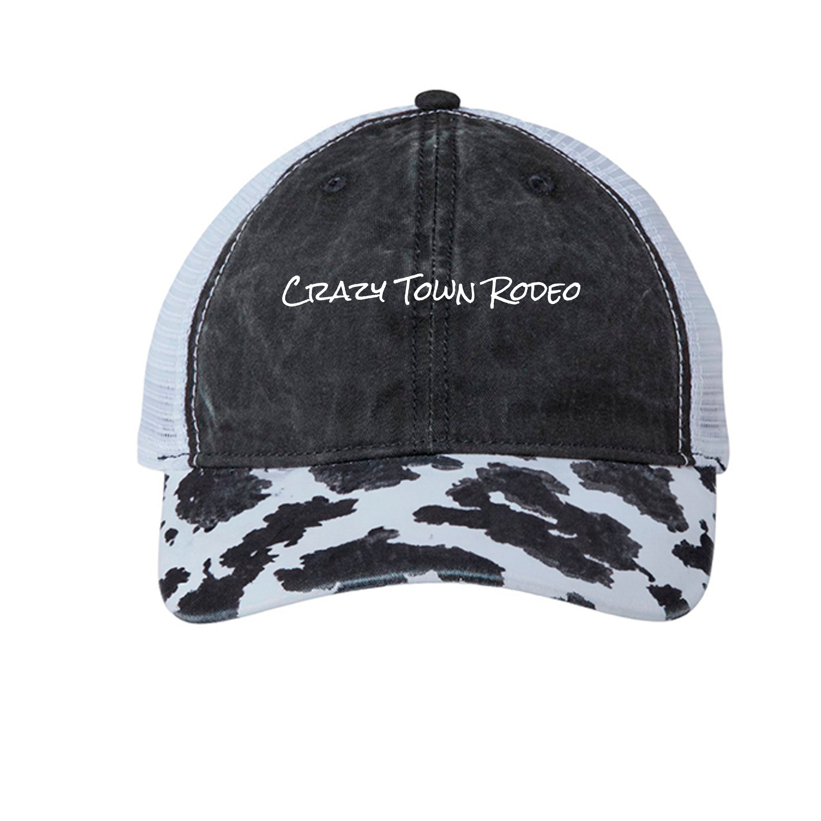 Black/ Cow/ White - JANET - FRONT